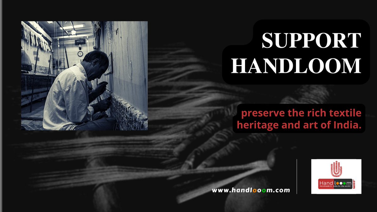 handlooom's tweet image. Preserve the rich textile heritage and art of India. . .….Shop Now : handlooom.com #handlooom #dmzinternational #myhandloommypride #handmade #handmadewithlove  #vocalforlocal
