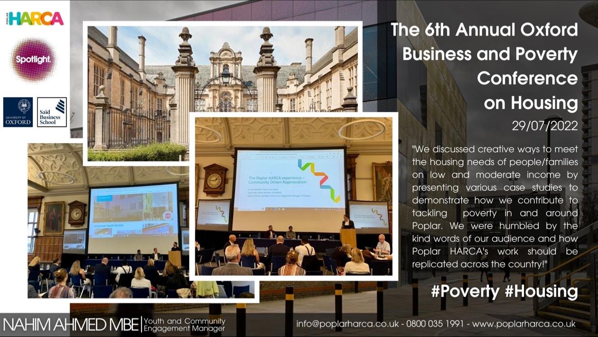 Aziz Foundation (@azizfndn) on Twitter photo We're so proud of 2020/2021 Aziz scholar <a href="/nahimahmedMBE/">Nahim Ahmed MBE</a> who spoke at the Annual Oxford Business and Poverty Conference on Housing <a href="/UniofOxford/">University of Oxford</a>! 👏🏽
Nahim, who works as a Youth and Community Engagement Manager @PoplarHARCA, spoke about ways to tackle poverty in and around Poplar. We're so proud of 2020/2021 Aziz scholar <a href="/nahimahmedMBE/">Nahim Ahmed MBE</a> who spoke at the Annual Oxford Business and Poverty Conference on Housing <a href="/UniofOxford/">University of Oxford</a>! 👏🏽
Nahim, who works as a Youth and Community Engagement Manager @PoplarHARCA, spoke about ways to tackle poverty in and around Poplar.