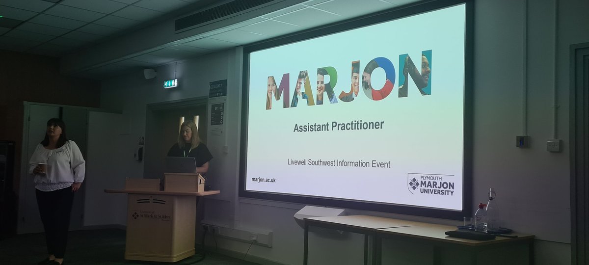 Marjon Healthcare Education (@pmu_healthcare) on Twitter photo The joint team from <a href="/marjonuni/">Plymouth Marjon University</a> and <a href="/livewellsw/">Livewell Southwest</a> welcome the future #AssistantPractitioners to today's event. The joint team from <a href="/marjonuni/">Plymouth Marjon University</a> and <a href="/livewellsw/">Livewell Southwest</a> welcome the future #AssistantPractitioners to today's event.