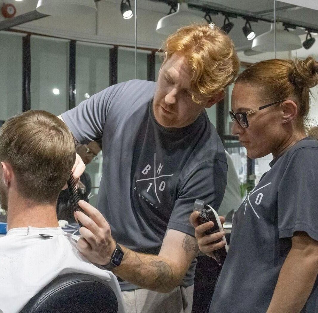 completeskills_'s tweet photo. Our Barbering Level 2 cohort has been getting stuck in and brushing up on their newfound skills with @BarbersNo1. We're sure there's more where that comb from 👀💇♂️
Our next training course starts 29th August in Liverpool: https://t.co/xlpJjhWsyr
.
@MerseyWorkplace #LiverpoolJob https://t.co/SbYLbmlkNq