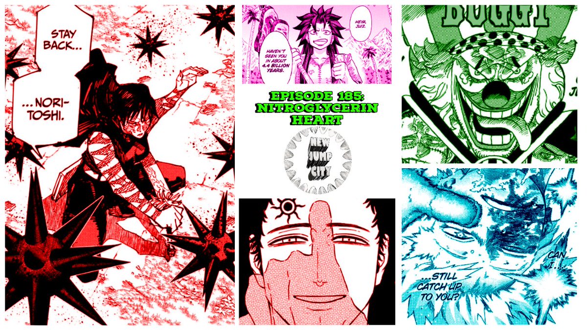 NewJumpCity's tweet photo. Audio and video versions of episode 185 are now up wherever you listen to podcasts! Let's talk manga!

Link --> https://t.co/ApVw0Okwfi

#manga #podcast #OnePiece #MyHeroAcademia #JujutsuKaisen #BlackClover #UndeadUnluck https://t.co/bwgXNxLcfQ