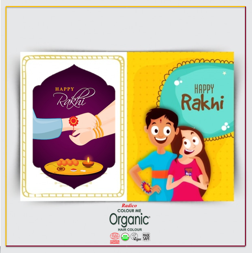 ColourMeOrganic's tweet photo. Wishing you all a very Happy Raksha Bandhan!!
Enjoy this day dedicated to brothers and sisters with your siblings.

visit us: https://t.co/KHacwETHj4

#rakhi #rakhi2022 #celebration #itsradico #haircare  #benefit #certified #organicherbs #vegan #fashion #festival #radicohaircolor https://t.co/E81ADBmJio