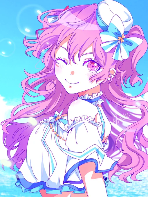 イベント愛莉ちゃん!#prsk_FA #桃井愛莉 #イラスト #描いてみた #絵描きさんと繫がりたい 