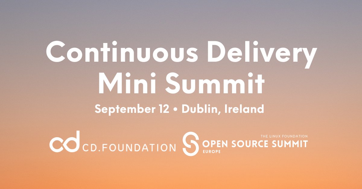 🚨 Today is the #ContinuousDelivery Mini Summit Call for Papers Deadline!

Submit your talk by 11:59 PST today (August 10)
🔻
hubs.la/Q01jd2j40