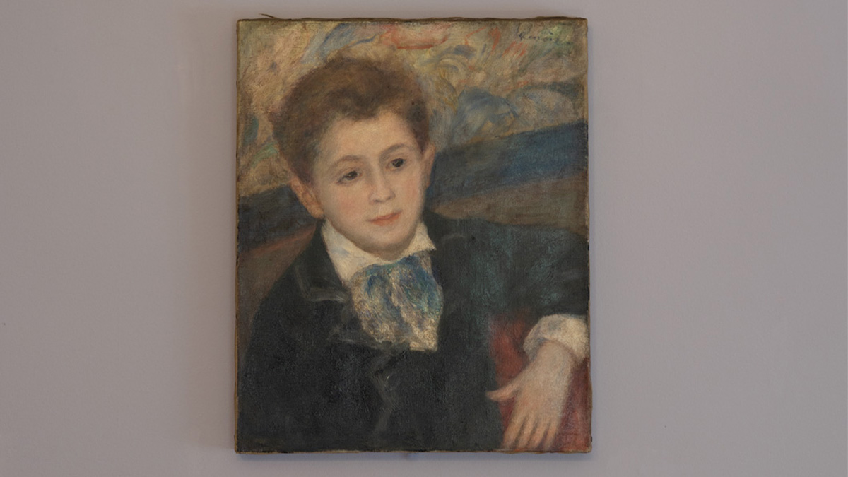 MurrerRahmen's tweet photo. Sehgewohnheiten in Frage stellen: Das #MuseumLangmatt zeigt Werke von #PierreAugusteRenoir ohne Rahmen. Mehr dazu und zu den Rahmenexperimenten des #Impressionismus: https://t.co/0eA3aKXjGO #Renoir: „Bildnis Paul Meunier, Sohn von Murer“, ca. 1877, @MuseumLangmatt #noframeneeded https://t.co/oc8FyUl8ug