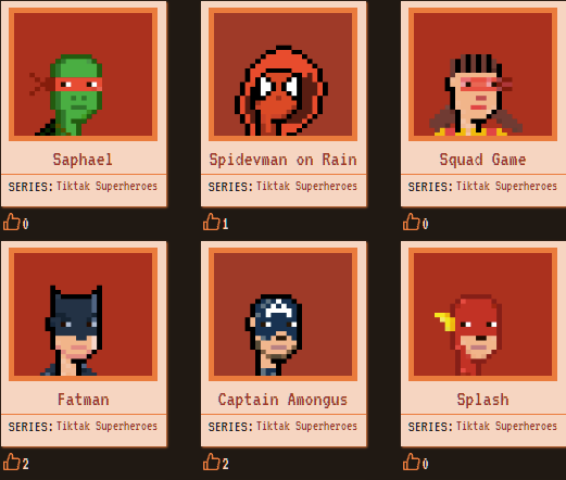 We updated our website. You will soon find out why.🌈

tiktak.study

#pixelart #nft #SpiderMan #Batman #joker #NinjaTurtles