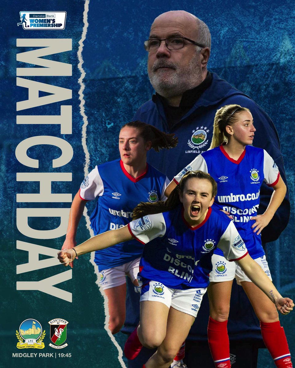LinfieldFCWomen's tweet photo. ๐ ๐๐ง๐๐๐๐๐ฌ โฝ๏ธ
We host Glentoran at Midgley Park this evening as we continue our @officialnifl league campaign ๐๐ต
#COYB #LinfieldLadies https://t.co/89pDWRXucW