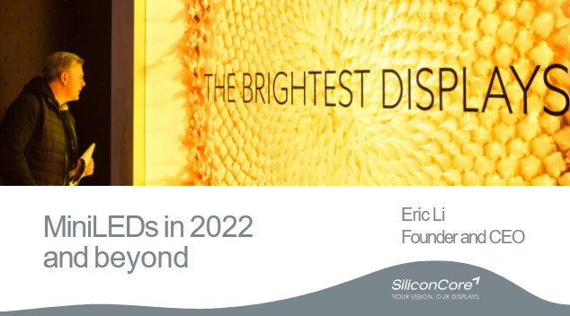 SiliconCoreLED's tweet image. Hear our founder and CEO, Eric Li, as he delves into the latest technological developments and reveals his predictions for the industry's future with Yole Group.
Follow the link to catch the #webcast: event.on24.com/wcc/r/3868261/…
#miniLEDs #LEDdisplayTechnology #CommonCathode