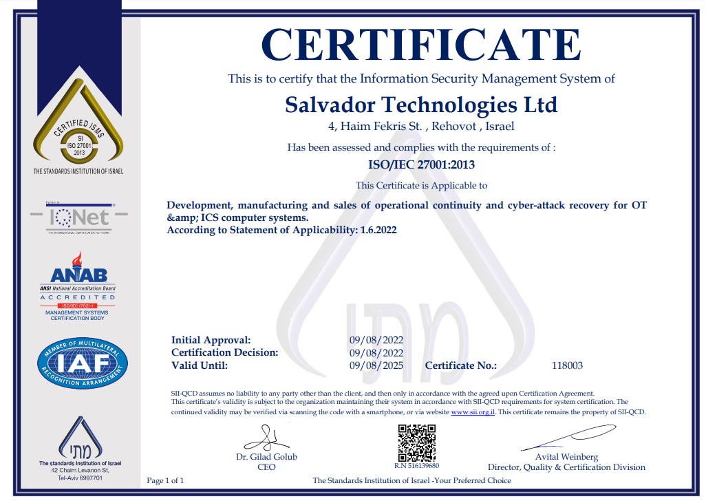 Our products and services are now ISO (ISMS) certified! We will continue to ensure outstanding quality in everything we do!