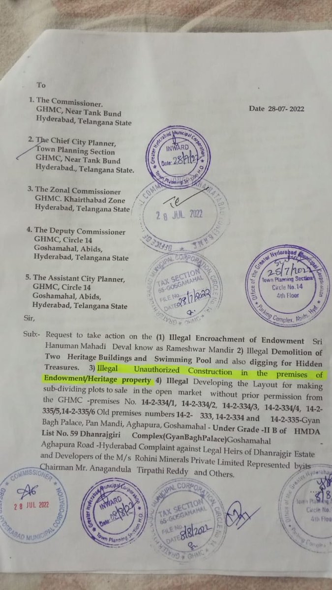 SyedMus48238261's tweet photo. Respected Sir @TelanganaGuv @TelanganaCMO @KTRTRS @KTRoffice @TelanganaCS @tsdamindia @ASIGoI @VSrinivasGoud @IKReddy_Nirmal https://t.co/Qg6ns4sbzZ