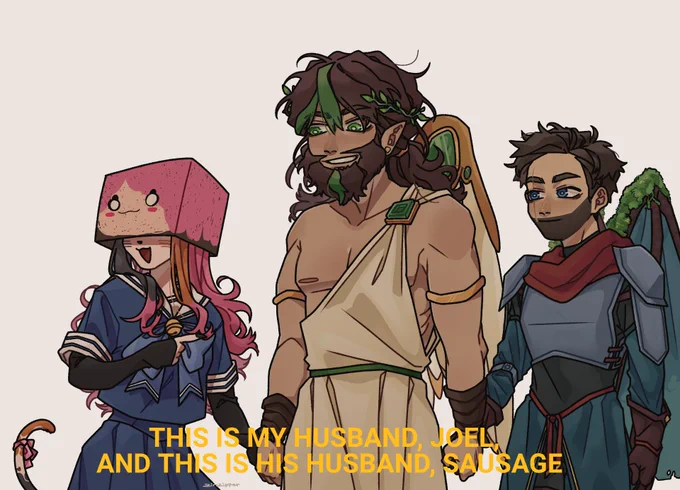 Thinking about themhermes design by  #EmpiresSMPfanart #empiressmp #empiressmpseason2 #ldshadowlady #smallishbeans #mythicalsausage 