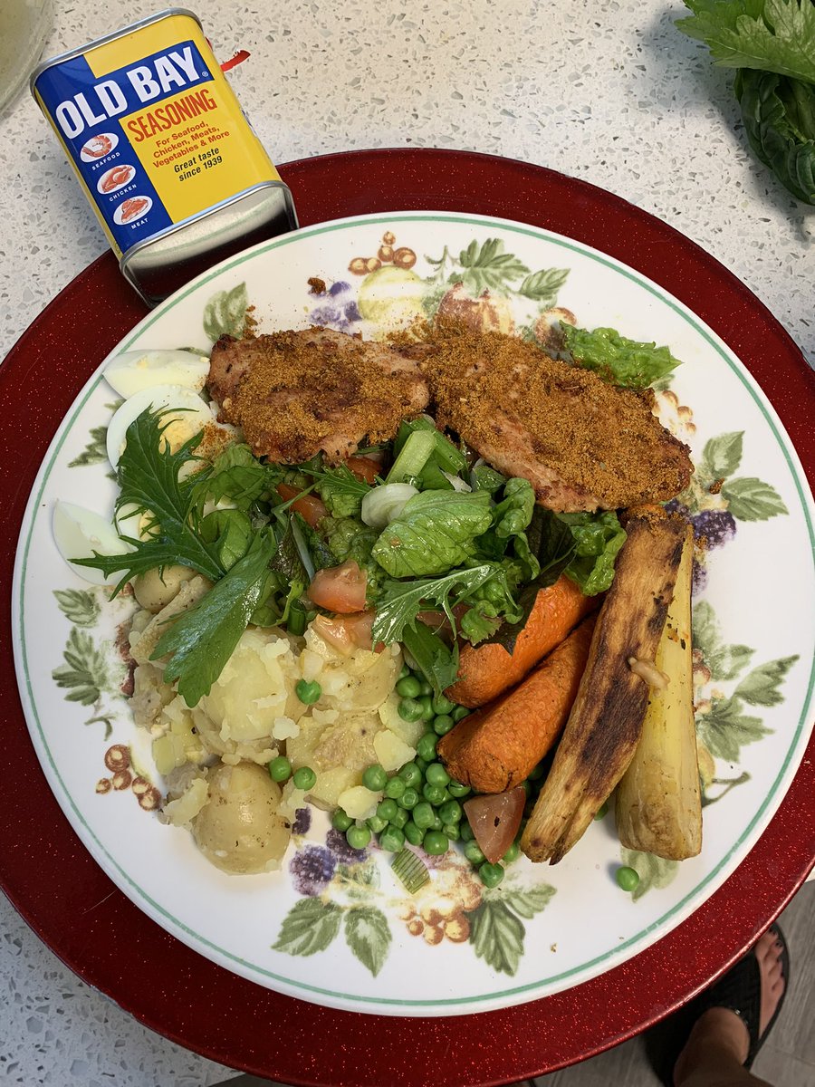 KentishLass28's tweet photo. Loving this Old Bay Seasoning with its unique blend of 14 herbs and spices ! It’s made this turkey steak absolutely delicious! #ItsGoodOnThatToo https://t.co/6idPTPRiNe