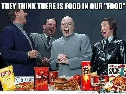 The marketing around some foods is so powerful we fail to see the real story.  Fake food is  highly processed, and  high in sugars &amp; inflammatory fats.  It's  time we kicked out the processed &amp;embraced real food.