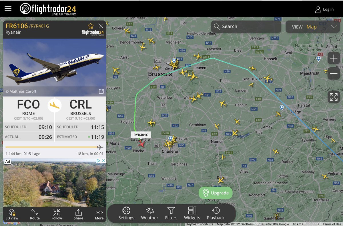 cmagdalijns's tweet image. #Survol #Bruxelles - La nuit à @BrusselsAirport &amp;amp; le survol de Bruxelles par @Ryanair atterrissant à @BrusselsSouth. Et pourquoi ne pas entamer sa descente sur Bruxelles? 😵‍💫