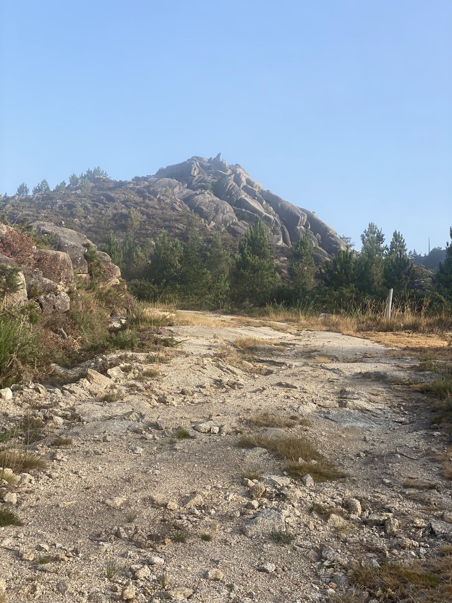 t_hersche's tweet image. Sehr, sehr steil ist die Route von Freixo nach Carnota Inland