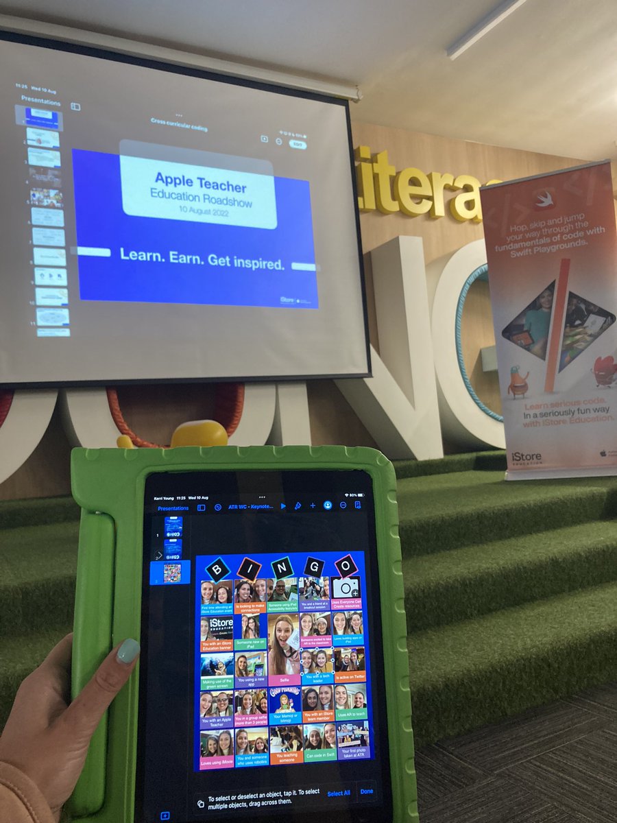 Ready to be inspired by Demi <a href="/iStoreEducation/">iStore Education</a> event at <a href="/WGJS1/">Wynberg Girls' Junior School</a> 🎉 #AppleTeacherRoadshow #EveryoneCanCreate