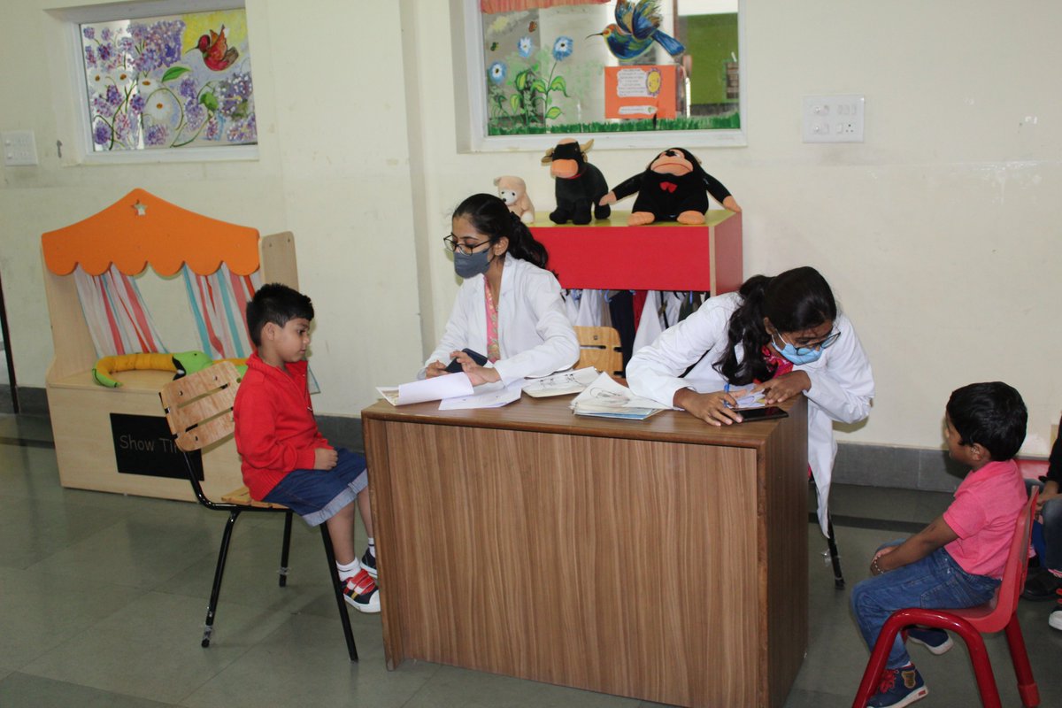 shriramindore's tweet image. An “Awareness and Screening Programme” was held at SRCS, Indore by the Audiologist and Speech Language Pathologist team from Sri Aurobindo Institute of Medical Sciences, Indore #healthcare #speechandlanguage #srcsindore #tinytots #Saims #awarenessandscreening