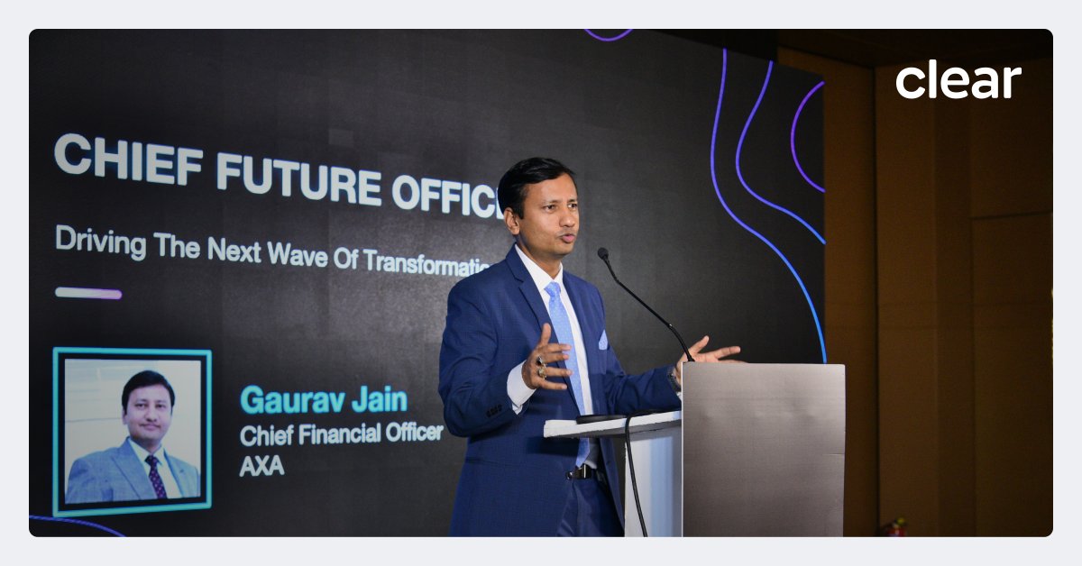 _cleartax's tweet image. It was a great honour to have Gaurav Jain—CFO, AXA Life Insurance— at Beyond, Delhi on the 2nd of August as the keynote speaker. 

He shared interesting insights on how to drive the next wave or transformation.

#FinancialTransformation #Beyond2022 #BuildingClear