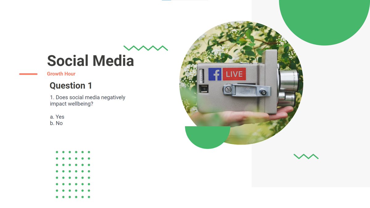 explore_wp's tweet photo. Growth Hour!!
The theme for today is Social Media

Q1. Does Social media negatively impact wellbeing?🤳

a. Yes🙃
b. No🙂

Leave your opinion in the comments

#GrowthHour #EXW #ExploreWordPress #SocialMedia #YourOpinionMatters https://t.co/FJK8Iv4UnN