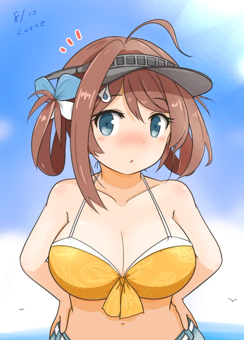 長鯨ちゃん「凝視すんな///」1秒前#艦これ 