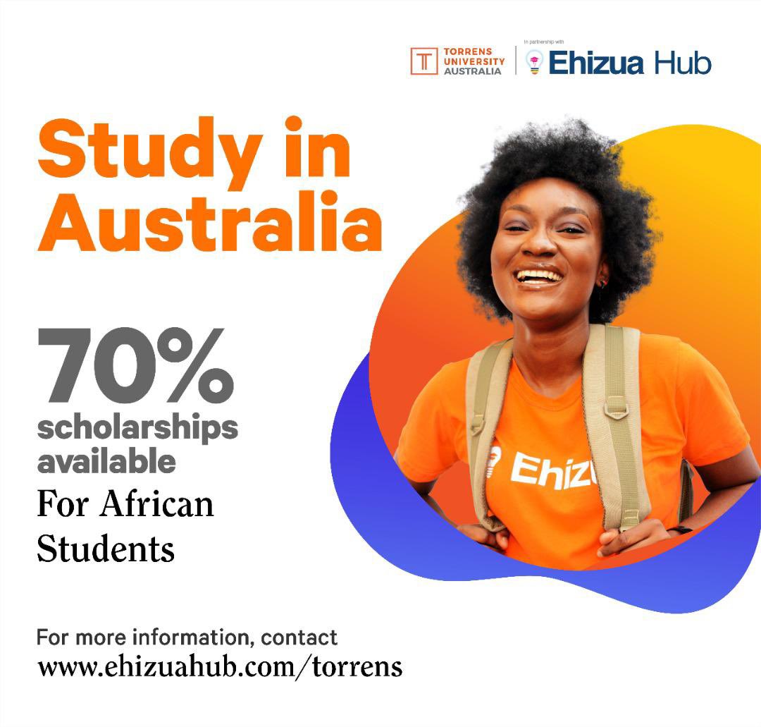 OaaStudy's tweet photo. Study, live and work in Australia 🇦🇺 
Your Australia travel plan done land o. OAA Study is ready to carry you dey go Australia. No more epp me epp me with us. 
You can also Access EhizuaHub 70% scholarships + @edubancng loan to start your online studies and continue in Australia https://t.co/fHMklbAiEh