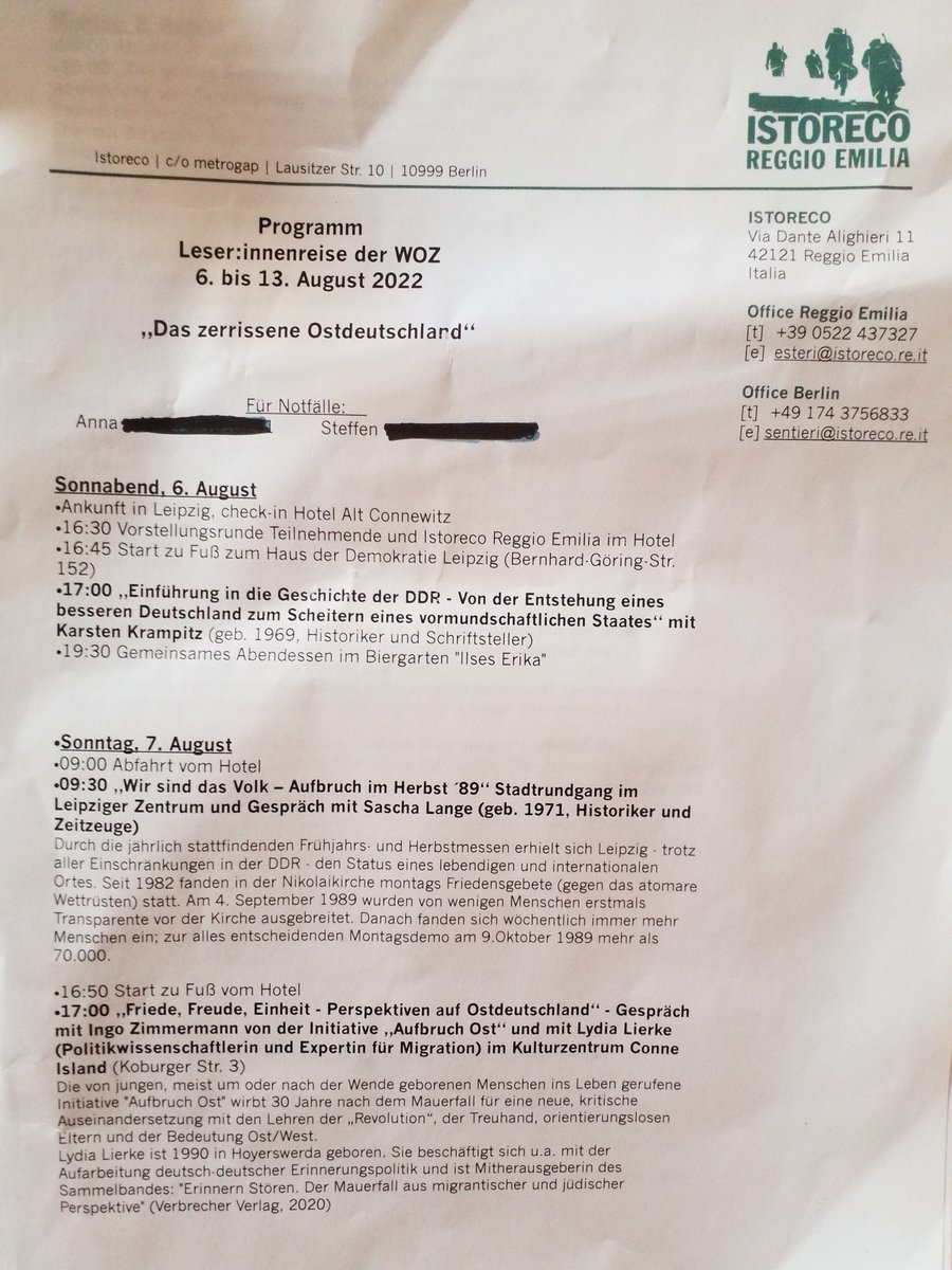 StiedeAnna's tweet photo. unterwegs mit #istoreco im Osten. Geschichte(n) von unten hören, die langsam zu Geschichte werden. "Das zerrissene Ostdeutschland" Tränen, Wut und Ärger...alles keine Legitimation rassist und nazi zu sein. https://t.co/u11RkoKLN2