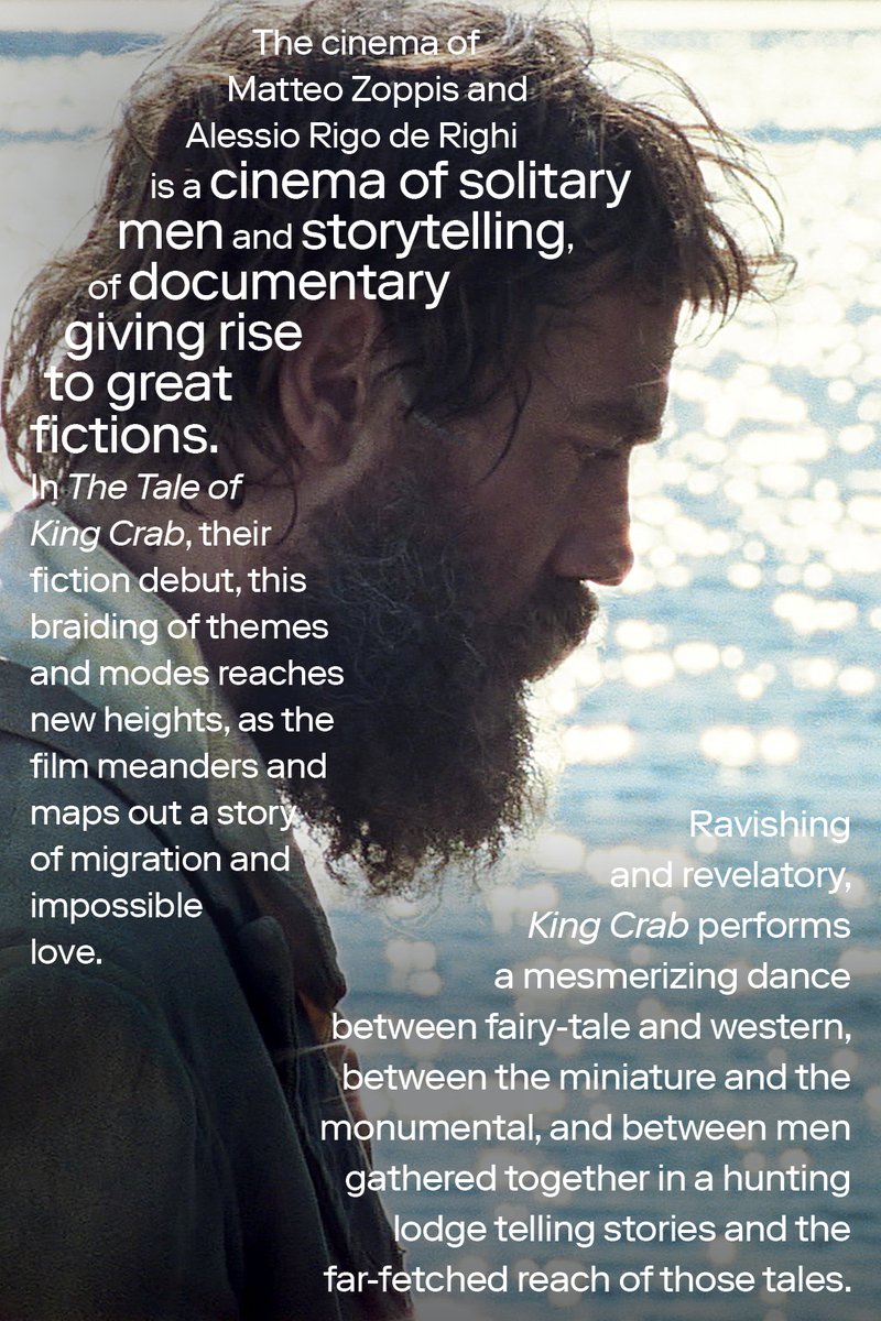 mubi's tweet photo. Curator Emily Wright (@emely_wright) introduces Alessio Rigo de Righi &amp; Matteo Zoppis's ecstatic folktale THE TALE OF KING CRAB ⟶ https://t.co/ajITXnEweW https://t.co/KIweYTZ4VY