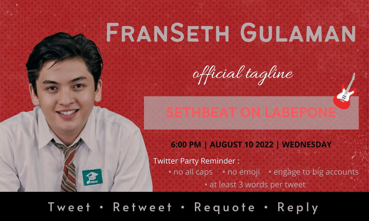 gulamanfs's tweet photo. Twitter party for seth starts now! 

SETHBEAT ON LABEPONE https://t.co/QR4uJG7SVM