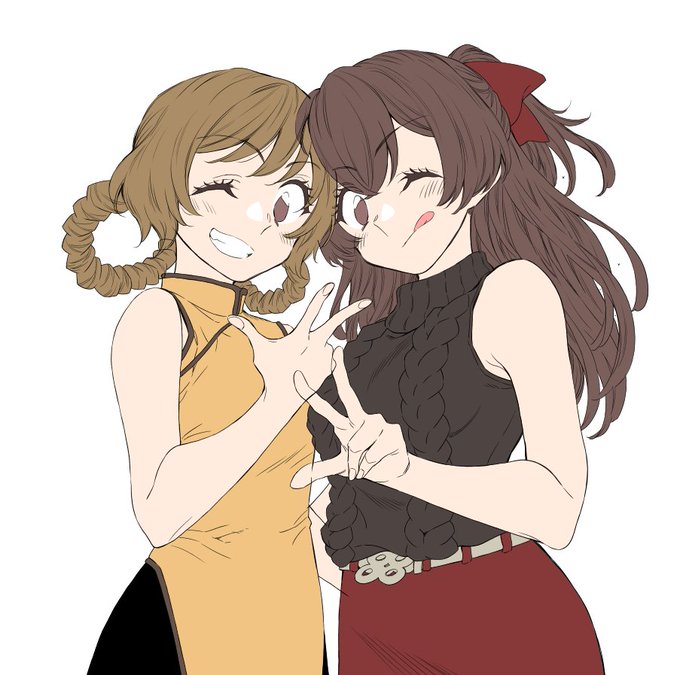 ゆいらんも描き始めてしまった。色塗り一緒に進めよう。 