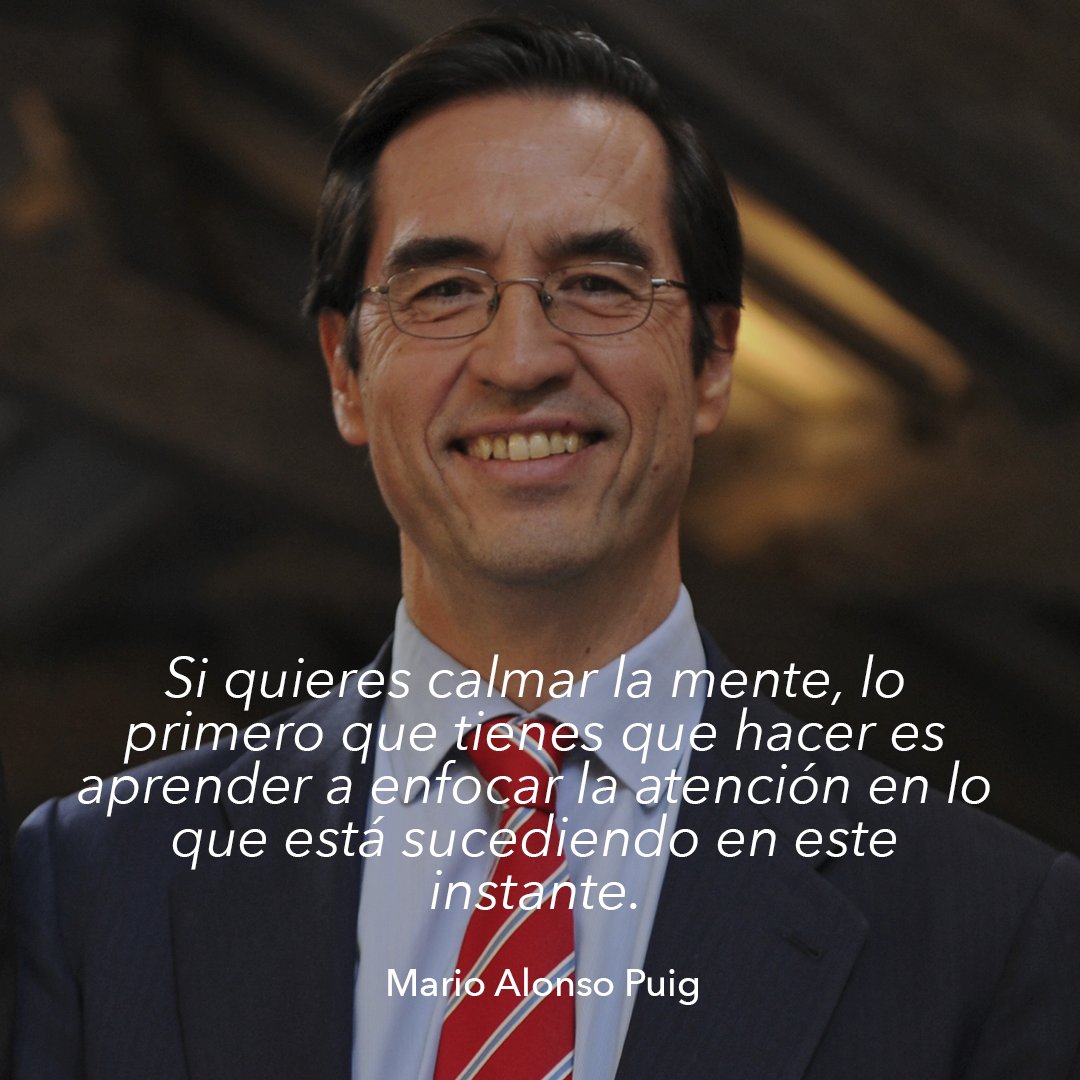 Si tu pensamiento te lleva al pasado para lamentarte o al futuro para preocuparte, vuelve al presente mediante la observación de los movimientos de tu respiración. 

#PensamientosNegativos #ReseteaTuMente #MarioAlonsoPuig