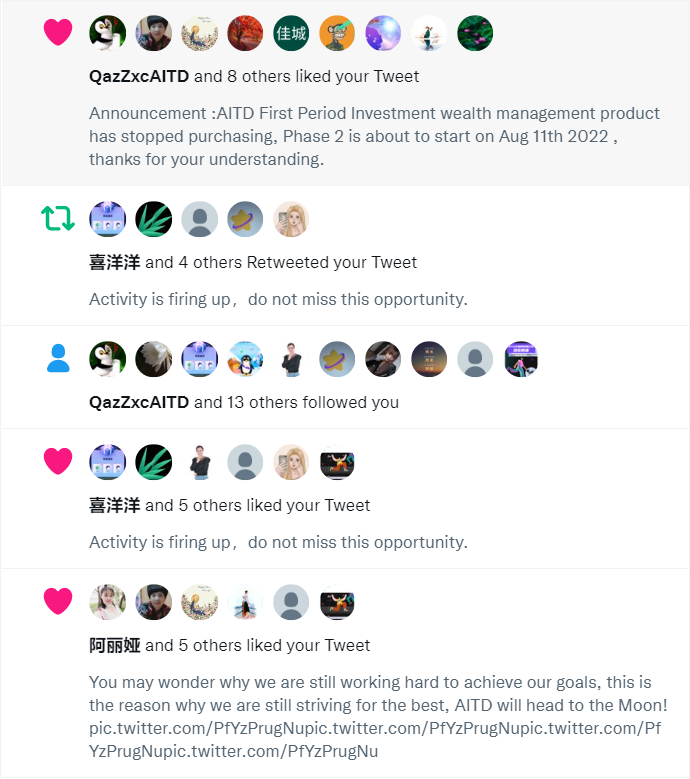 Still Firing Up ,Come and Participate!!!!This is a perfect opportunity!!!If you have not tried or spread the message, feel free to do so, AITD is so glad to have you around.