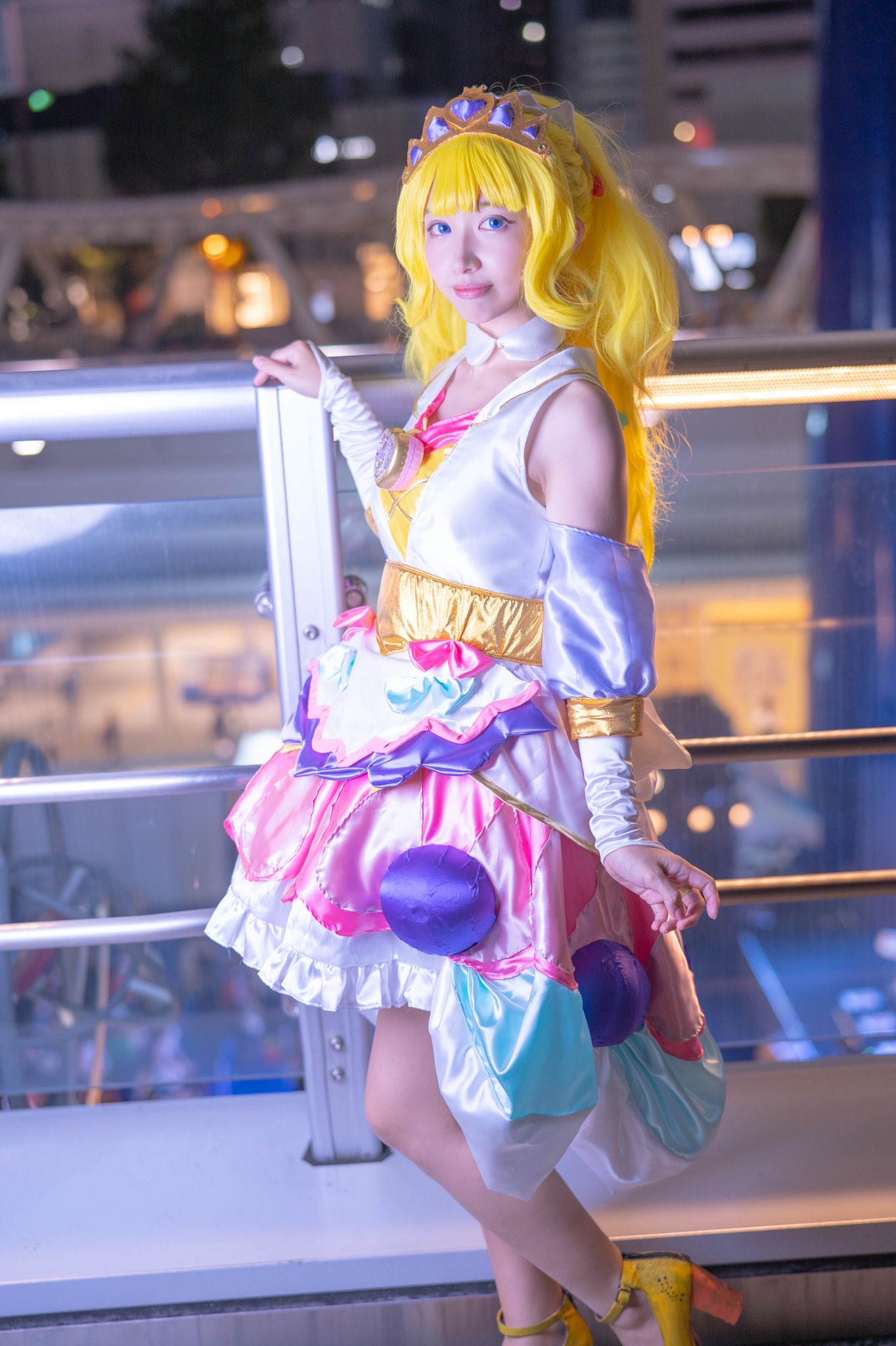 キッズ服女の子用(90cm~)デリシャスパーティープリキュア キュアフィナーレ衣装(※カチューシャ付)