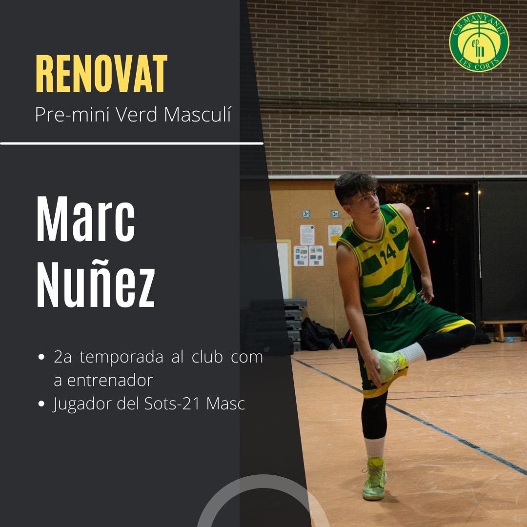 CBManyanet's tweet image. 📣 ENTRENADORS 22/23

➡️ Talent jove i preparat al capdavant dels nostres preminis de segon any.

➡️ Seguirem comptant un any més amb la Jana i el Marc, jugadors del club. I la Noa, jugadora formada a la casa, s’incorpora al grup d’entrenadors!

#ForçaManyanet 💚💛