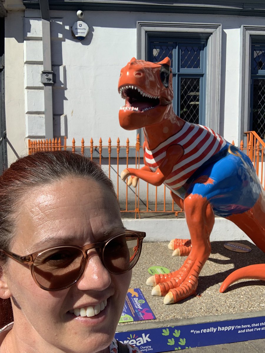smcgann29's tweet photo. Dinosaur hunting around Norwich today with the family #MABPete @GoGoDiscover22 #dinos #dinosaurs https://t.co/yVdBUv4kih