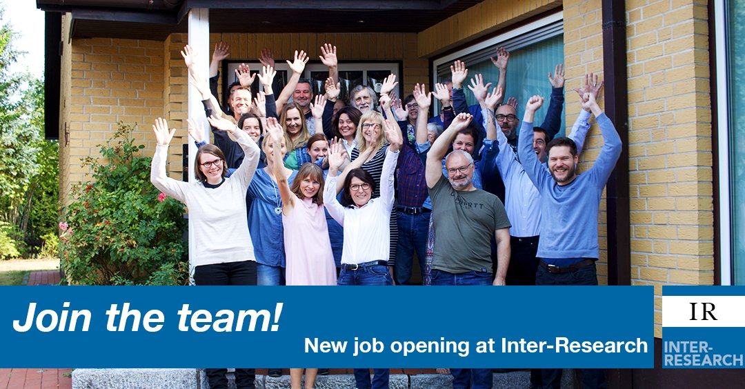 +++ NOW HIRING +++
Rare opportunity to join Inter-Research as copy-editor and/or in-house editor. See bit.ly/copy-editor_in… for details.