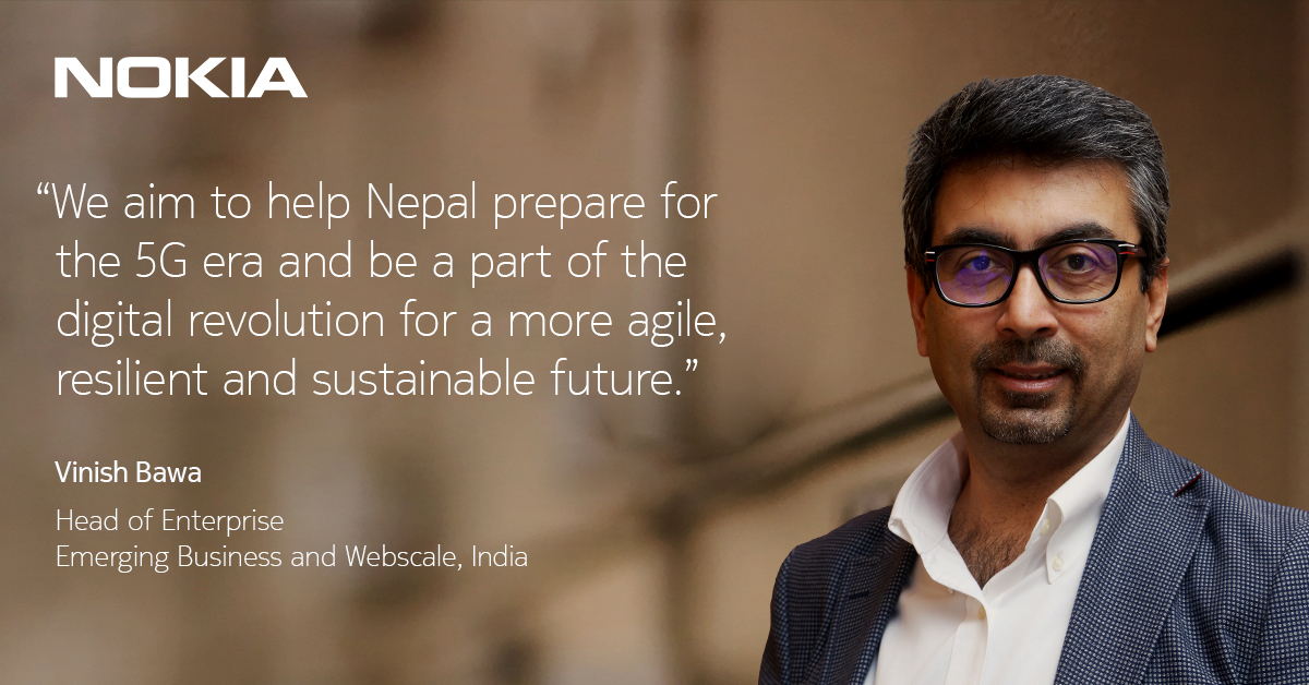 NokiaIndia's tweet photo. Last week, we held 'Nokia Nepal Innovation Day 2022' in collaboration with the Embassy of Finland @finlandinnepal in Kathmandu. Focus was on accelerating the pace of digital transformation and building networks for the future. Find out more https://t.co/h0lrkTj3tQ
#NokiaIndia https://t.co/P1Btk6u1wl