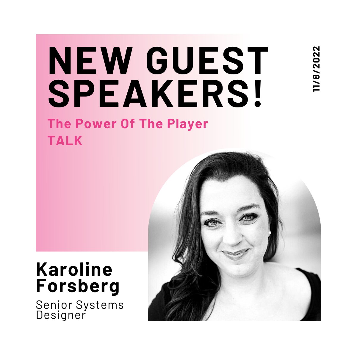 Diversity_Champ's tweet image. From a senior perspective, @KarroForsberg will join us this week to discuss how to identify and design for the player in their shoes 👟
🕓 Thursday 11th August @4PM BST
📍 Join the event: discord.com/events/8568728…
👋 Join our Discord: discord.gg/HrAZdcDFdv
#gamedesign #gameplayer