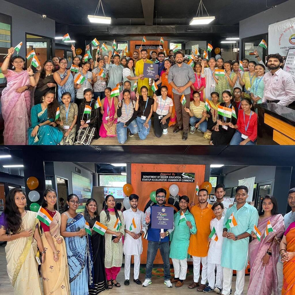 #harghartiranga at  Startup Incubator Centre of Excellence #panchkula #harghartiranga🇮🇳 

Jai Hind Jai Bharat ❤️ 🇮🇳 
#tiranga #indian #indianreels  #proudtobeindian #jaibharat

@ministryofculturegoi 
@amritmahotsav instagr.am/p/ChEwDoRNXK4/