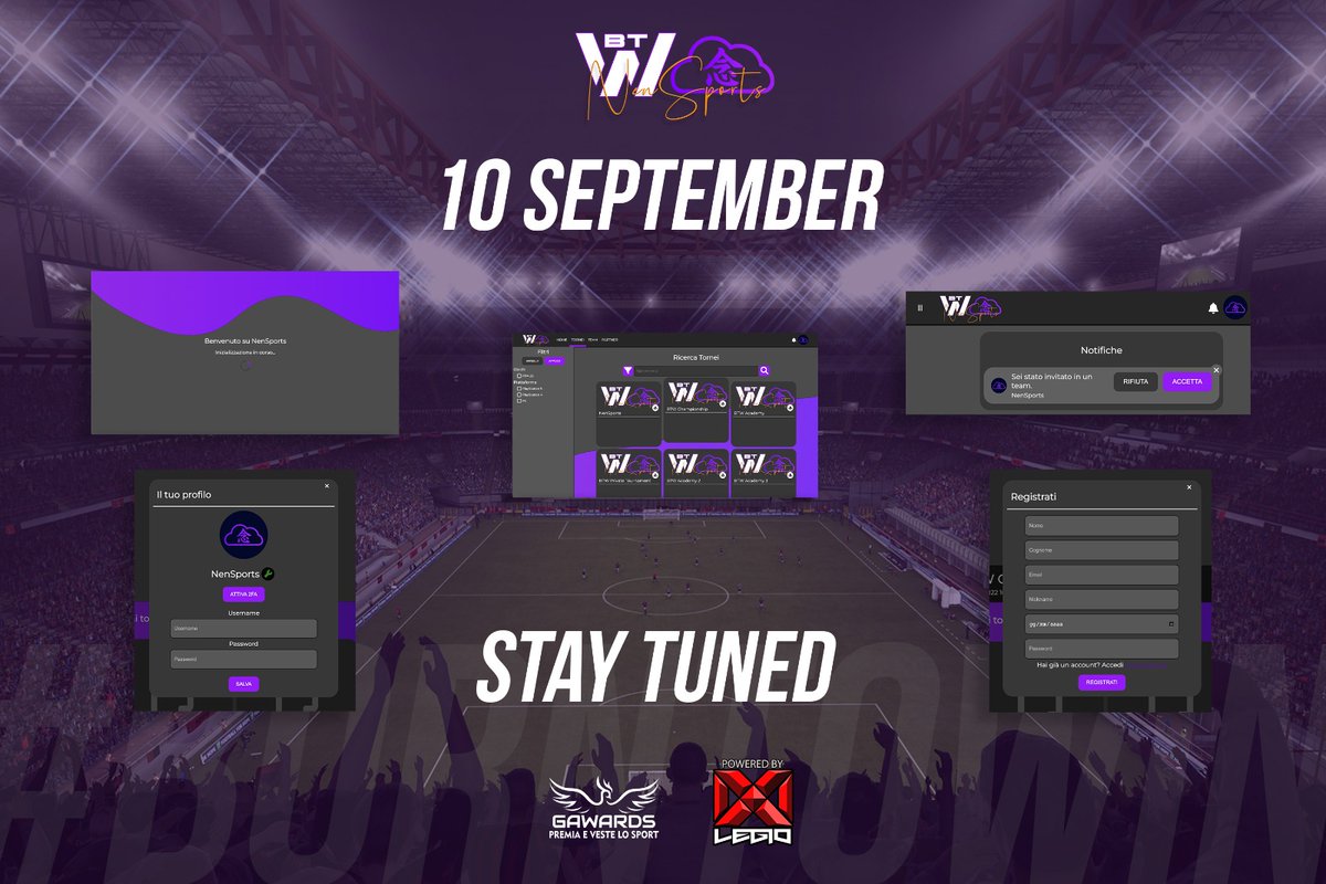 IL MOMENTO TANTO ATTESO DOPO TANTI SACRIFICI STA ARRIVANDO. LANCIO UFFICIALE DELLA NOSTRA PIATTAFORMA IL 10 SETTEMBRE. STAY TUNED🔥

@IXI_eSport
<a href="/BocaGamingASD/">ASD_BOCA_GAMING</a>
<a href="/BocaRetwitt/">BocaRT</a>
@ILOVEPROCLUB1
<a href="/KickOff_ProClub/">Kick-Off</a>
<a href="/chetorneo/">Chetorneo eSports</a>
<a href="/NewsProclub/">News Proclub</a> 
<a href="/RTAllProClub/">RETWEET ALL PROCLUB</a> 
<a href="/TorneosEAFCplay/">🇪🇸TORNEOS EAFC PLAY ®️</a>