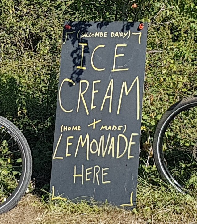 Bearlandbikes's tweet photo. #ebike rides are always breezy but if you do feel the heat we have amazing #homemadelemonade and #salcombedairy ice cream. Come and say 'Hi!

#summer
#ebikes
#stayhydrated 
#slowtravel https://t.co/CG3qV8u53Q