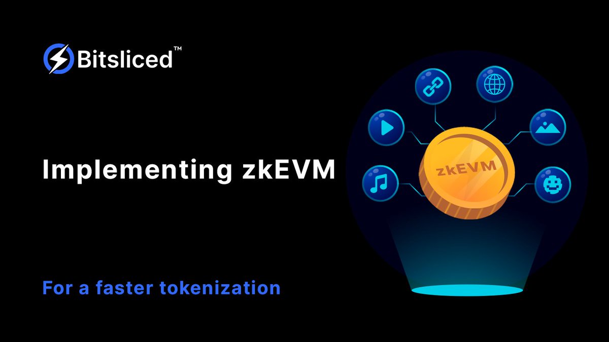 Bit_sliced's tweet image. Check out our new blog post about the implementation of #zkEVM and how it will benefit #Bitsliced users 👇

medium.com/@Bitsliced/bit…

#Tokenization #NFT #Web3 $SLICED