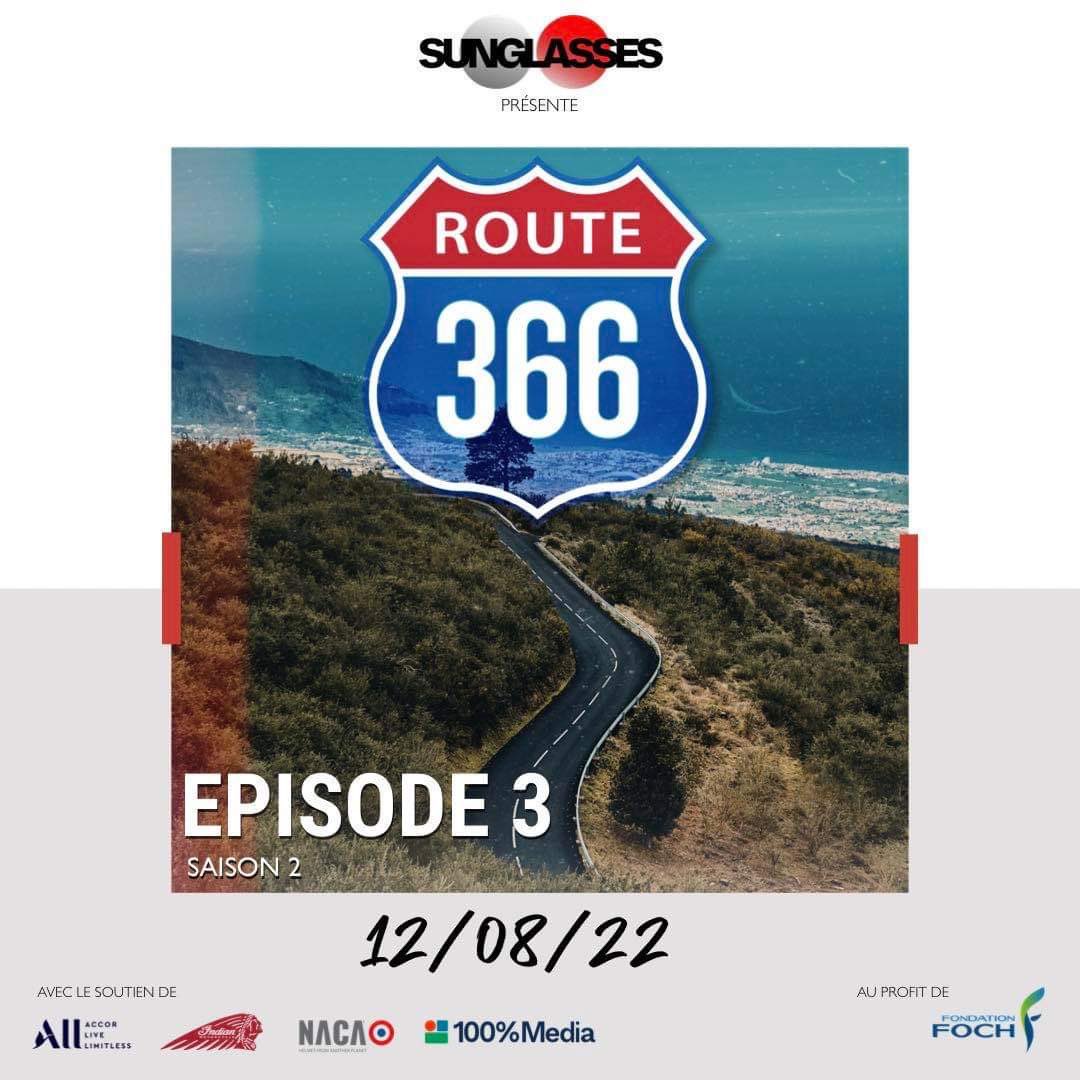 Route 366 - S2/Ep.3 😎🤘
Sur tous vos écrans vendredi! 
Powered by <a href="/Sunglasses_fr/">Sunglasses</a> 
<a href="/366communities/">366</a>  <a href="/indianmotocycle/">Indian Motorcycle</a> <a href="/greet_hotels/">greet_hotels</a> <a href="/ibisHotels_FR/">ibis Hôtels FR</a> <a href="/delbosc/">antoine dubois</a> <a href="/FondationFoch/">Fondation-Hôpital Foch #FochEvent</a> <a href="/laurentcays/">cayssials laurent</a> @100media_fr 
W/ <a href="/laprovence/">La Provence</a> <a href="/Midilibre/">Midi Libre</a>  @le_dauphine <a href="/NubelSeverine/">Severine Nubel</a> <a href="/Le_Progres/">Le Progrès</a> <a href="/LesNapoleons/">LesNapoleons</a>