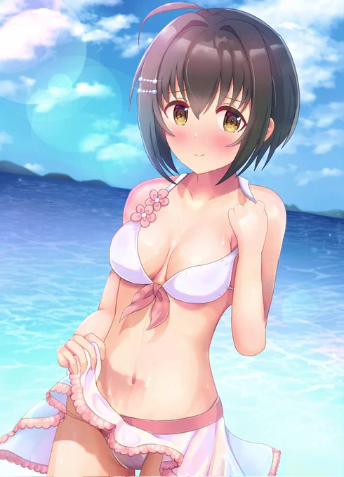 トリミングしてない方の美穂ちゃん。 