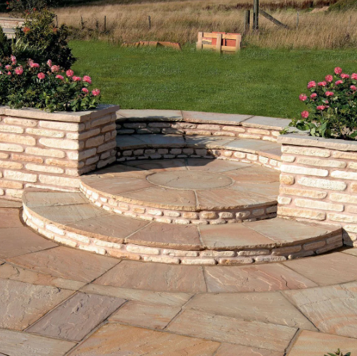 simplypaving's tweet photo. Our Natural Sandstone Circle in Sunset Buff offers a variety of different ways to compliment your outdoor space.
Check out our Natural Sandstone Circular Paving here:
https://t.co/9fDXufrBje...
☀️Can be a stand alone feature making a beautiful centrepiece
#simplypaving #paving https://t.co/BdWKnYAuAM
