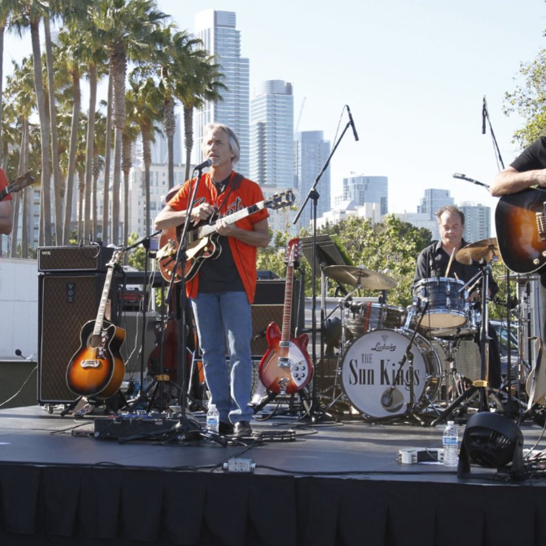 "Come Together" at our next Summer Concert Series tomorrow night from 7 to 8:30PM with <a href="/TheSunKings/">The Sun Kings</a>. Don't forget your denim for our denim drive! 👖🎶