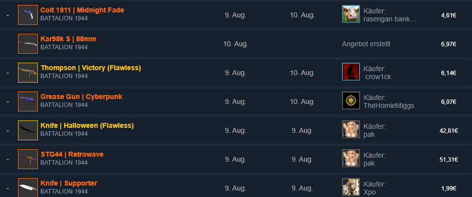 didnt think id ever see my 100€ i put into <a href="/PlayBattalion/">BATTALION: Legacy</a>  in 2018 again.