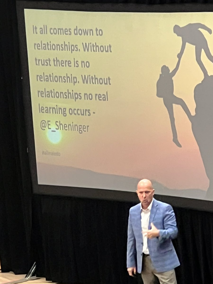TY <a href="/E_Sheninger/">Eric Sheninger</a> &amp; <a href="/AledoISD/">Aledo ISD</a> for reminding us that EVERYONE #allinaledo can make a difference everyday #TGA2223 #PurposeProgressPower