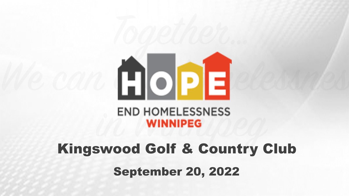 End Homelessness Winnipeg invites you to our first fundraising golf tournament on Sept 20, 2022, at Kingswood Golf & Country Club in La Salle, MB. Click on the link to register online. It’s that easy! eventcamp.ca/.../end-homele…