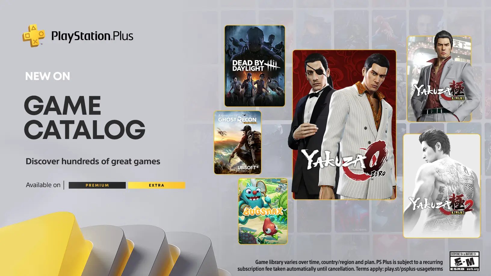 Wario64 on Twitter "August PS+ Extra/Premium titles Yakuza 0 Kiwami