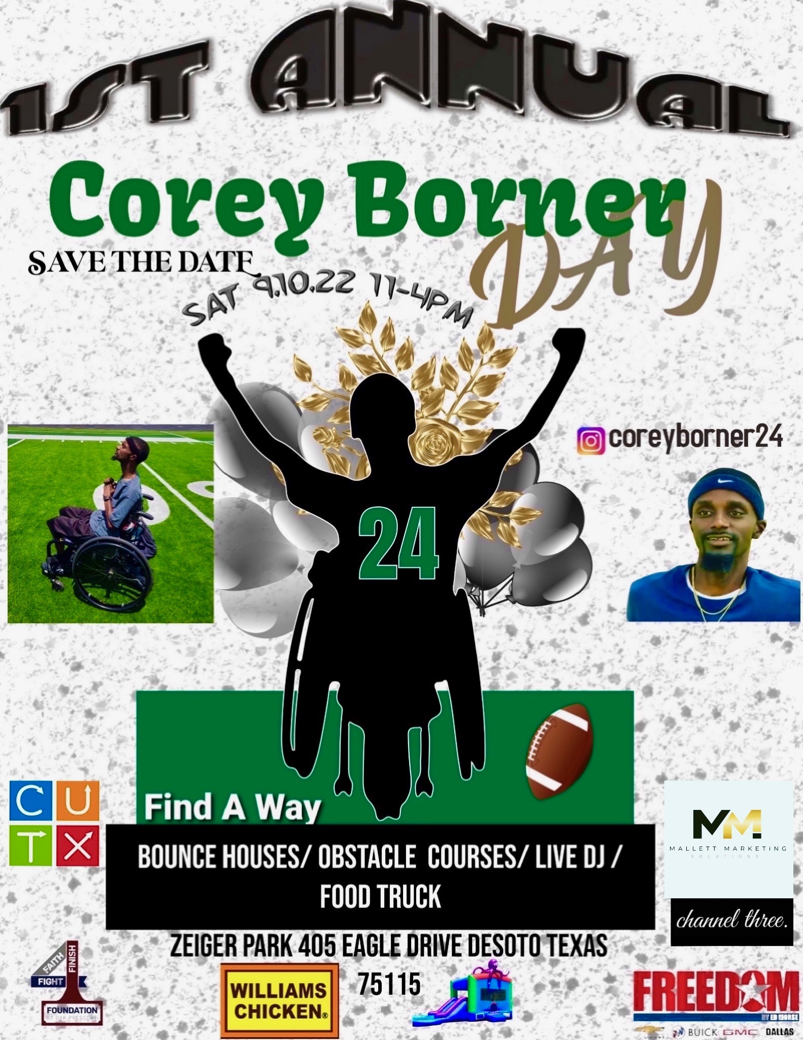 COREY BORNER on Twitter "OMG 1ST ANNUAL COREYBORNERDAY IT'S